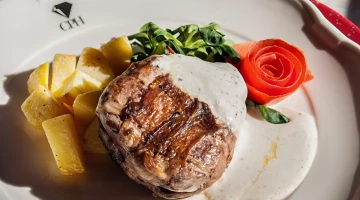 Piatto a base di carne