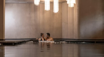 Indoor and heated swimming pool