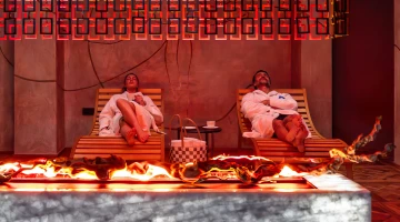 Spa relaxation area
