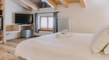 Chambre avec télévision par satellite
