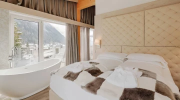 Chambre avec baignoire