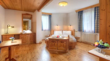 Chambre de style typique du Trentin