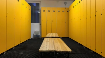 Schließfächer im Skiraum