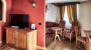 Wohnbereich in der Junior Suite