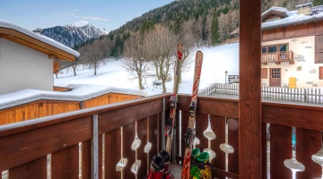 Balkon eines Zimmers