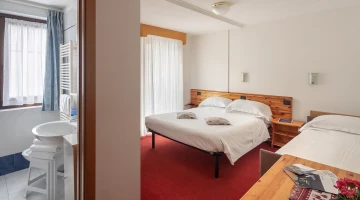 Camera tripla con bagno