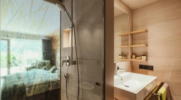 Privates Badezimmer eines Zimmers