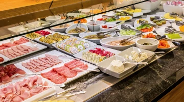 Auswahl an Buffetprodukten