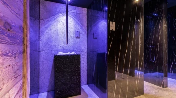 Dettaglio interni del centro benessere