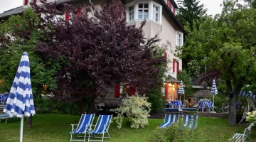 Garten mit Ruhebereich