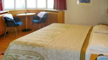 Sitzecke im Doppelzimmer