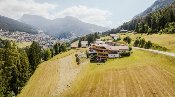 Hotel overlooking the valley