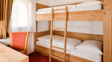 Chambre avec lits superposés