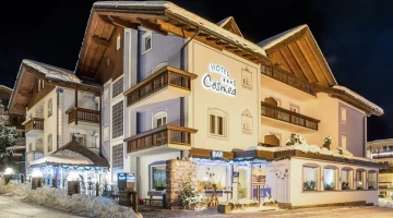 Hotel in winter