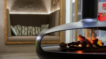 Detail of furnishings in Spa