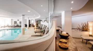 Innenraum des Wellnesscenters