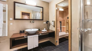 Privates Badezimmer in der Suite