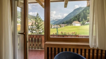 Balcony with mountain view