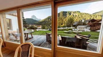 View from the breakfast room