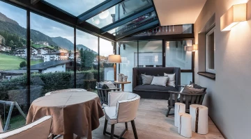Veranda mit Bergblick