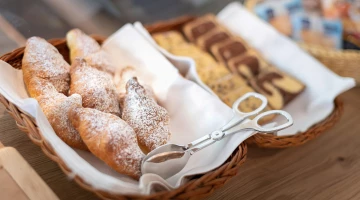 Brioche am Buffet
