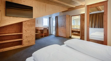 Suite mit TV und eigenem Bad