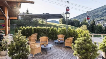 Terrace with tables