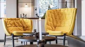 Detail of furnishings in the common room