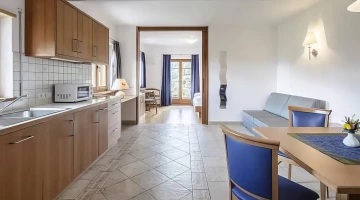 Apartment with kitchenette