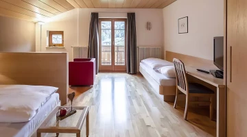 Sleeping area in apartment