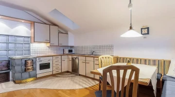 Living room with kitchen of an apartment