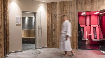 Wellness center with infrared sauna