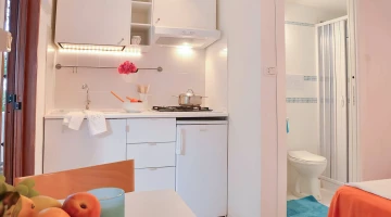 Studio apartment with kitchen