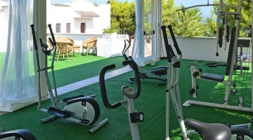 Sea view gym
