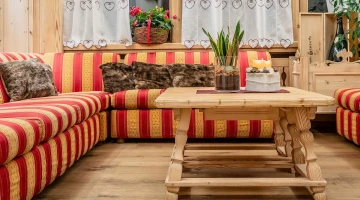 Detail of furniture in common area