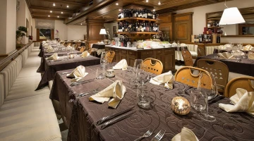 Room set up for meals