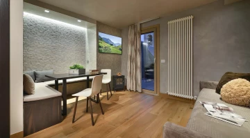 Living area in Family Suite