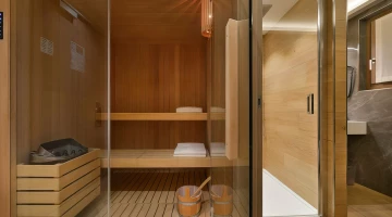 Private sauna in Suite
