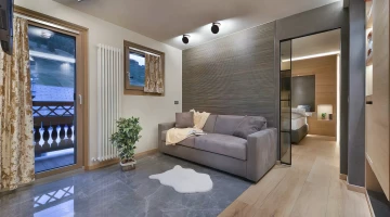 Living area in Suite