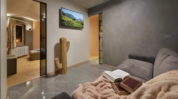 Living area in Junior Suite
