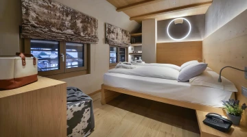 Double bedroom in the attic