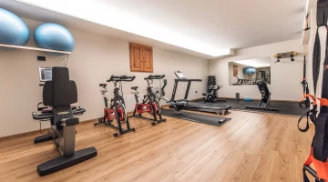 Equipped fitness area