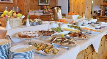 Selection of desserts at the buffet