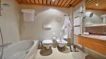 Bathroom with tub