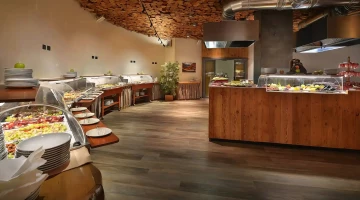 Buffet area