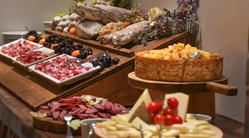 Cold cuts and cheese buffet