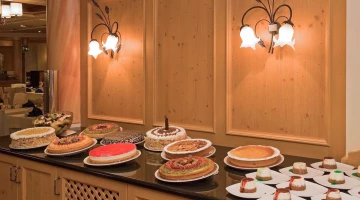 Selection of desserts at the buffet