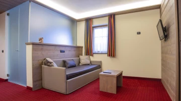 Living area of a suite