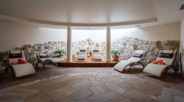 Relaxation area of the wellness centre