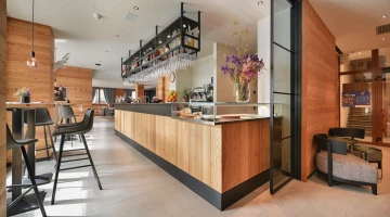 Bar area with tables